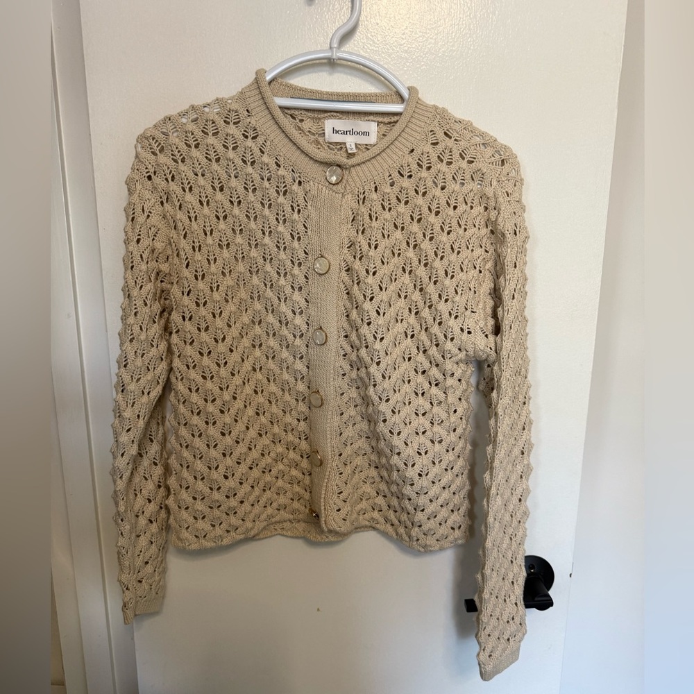 Francie Cardigan in Ivory
HEARTLOOM